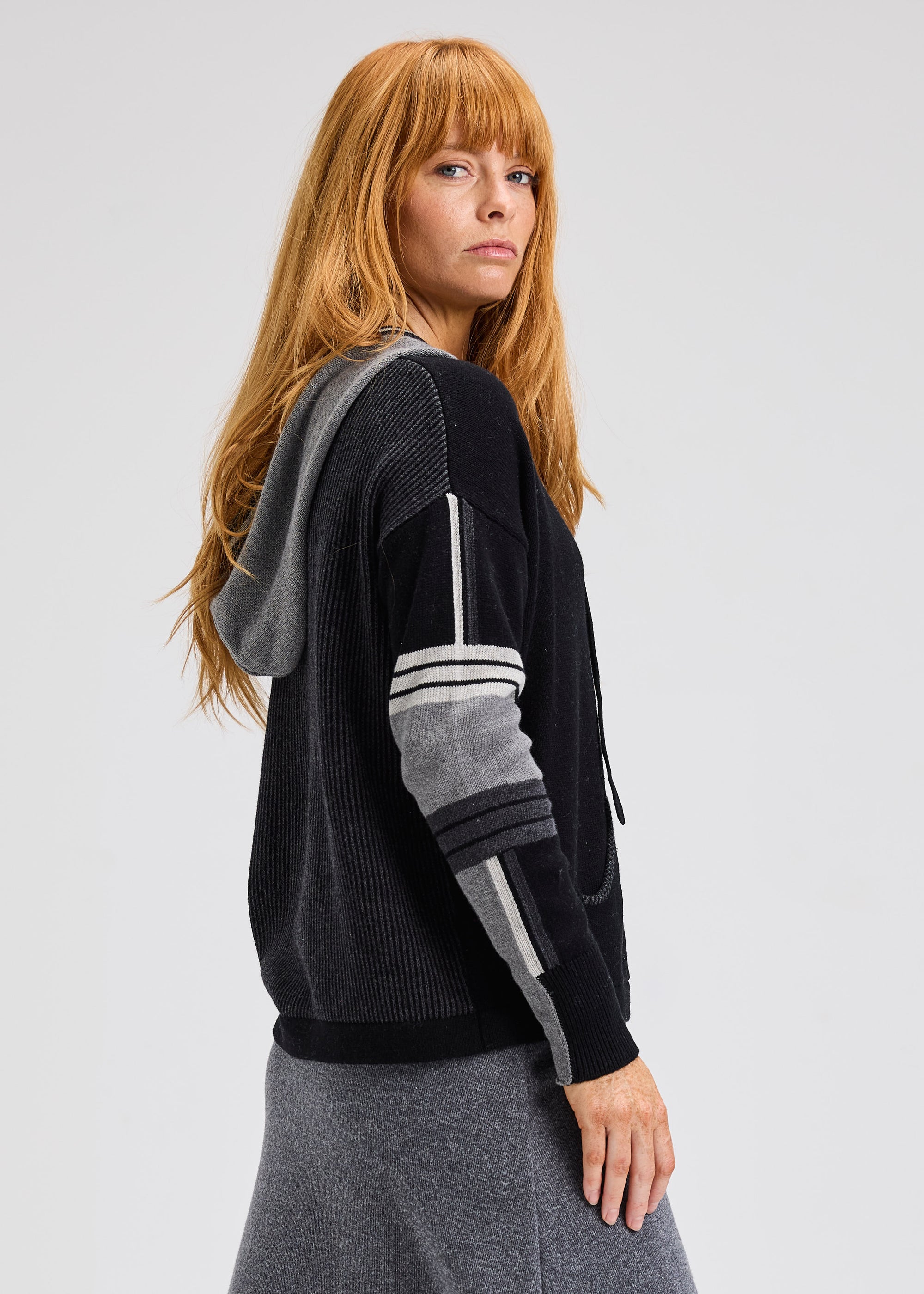 HOODIE | MULTI MEDIA-Jackets & Sweaters-ZAKET & PLOVER-Coriander