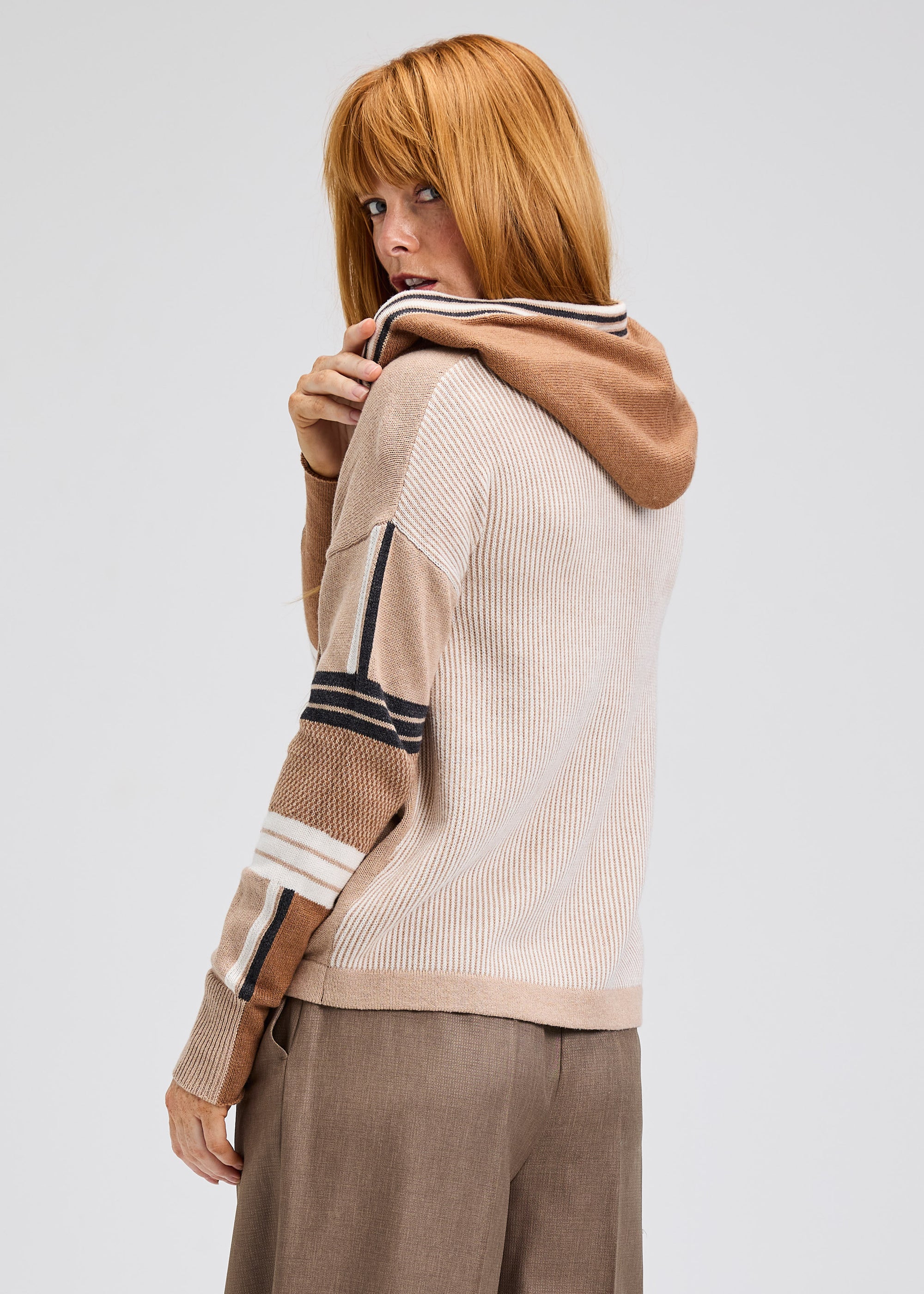 HOODIE | MULTI MEDIA-Jackets & Sweaters-ZAKET & PLOVER-Coriander