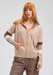 HOODIE | MULTI MEDIA-Jackets & Sweaters-ZAKET & PLOVER-XSMALL-OATMEAL-Coriander