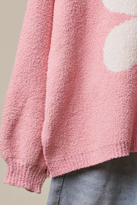 HOODIE | PINK FLOWER-Jackets & Sweaters-MELLO-Coriander
