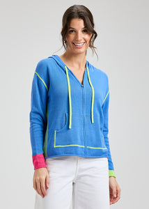 HOODIE | SPORTS: SKYLINE-Jackets & Sweaters-ZAKET & PLOVER-Coriander