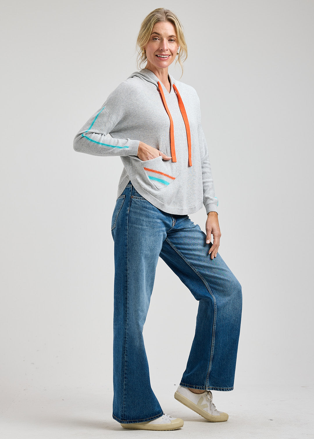 HOODIE SWEATER | MARL-Jackets & Sweaters-ZAKET & PLOVER-Coriander