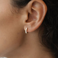 HOOP EARRING | OPAL KISS: OPALITE-Jewellery-GLEE-Coriander