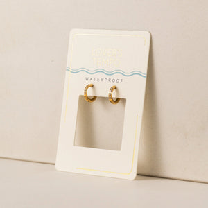 HOOP EARRINGS | EVIE 10MM HUGGIE-Jewellery-LOVER'S TEMPO-Coriander