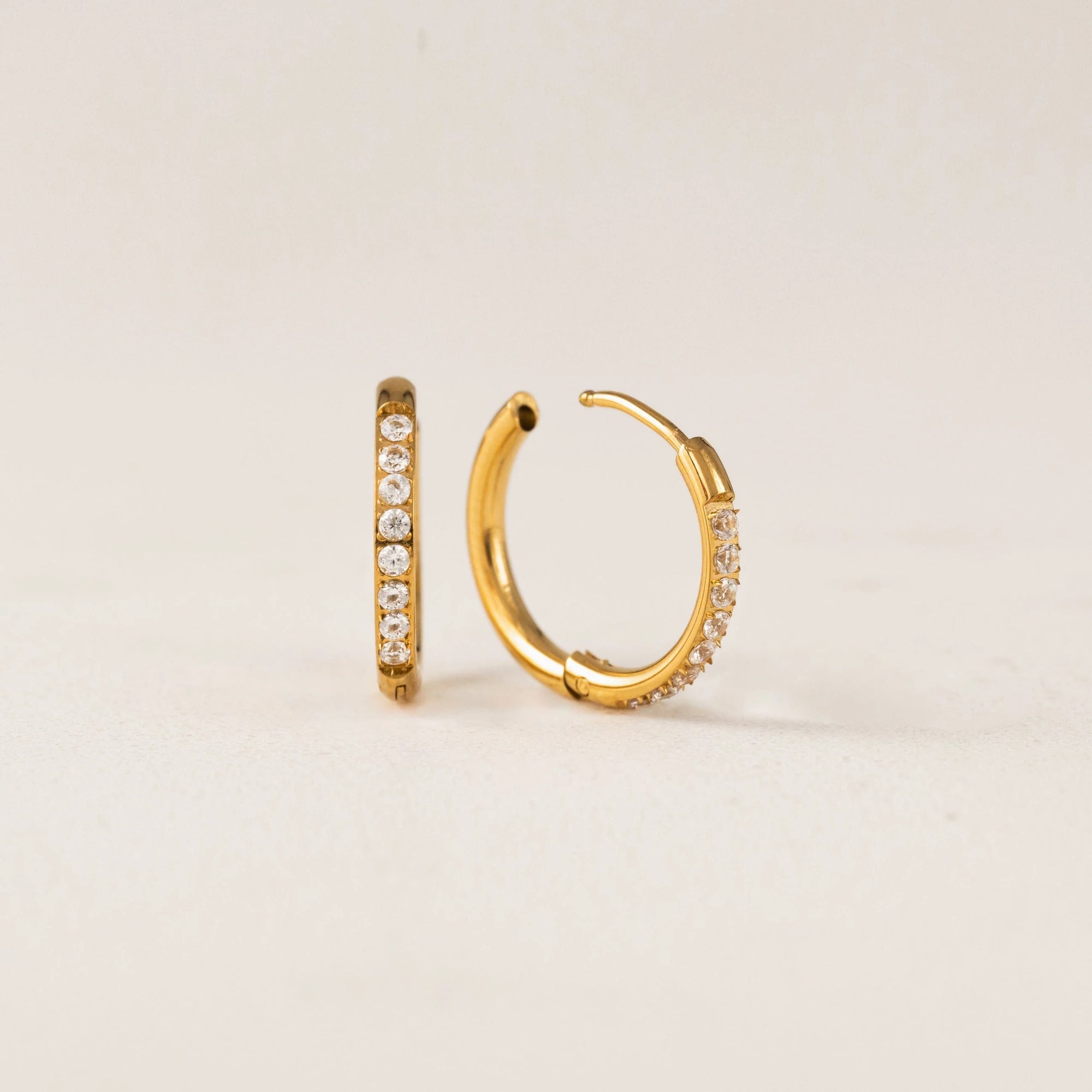 HOOP EARRINGS | EVIE 15MM-Jewellery-LOVER'S TEMPO-Coriander