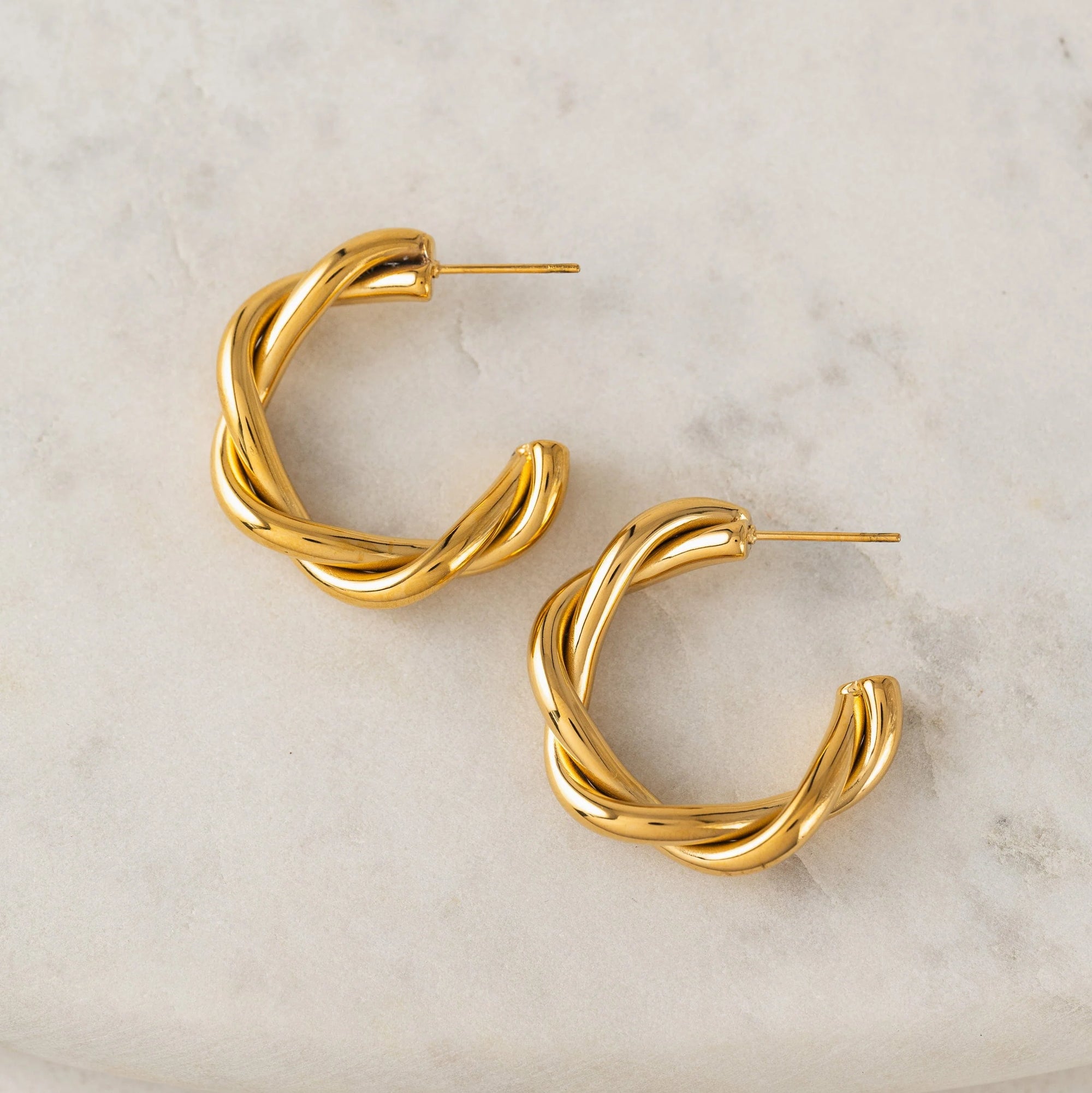 HOOP EARRINGS | GIGI-Jewellery-LOVER'S TEMPO-Coriander