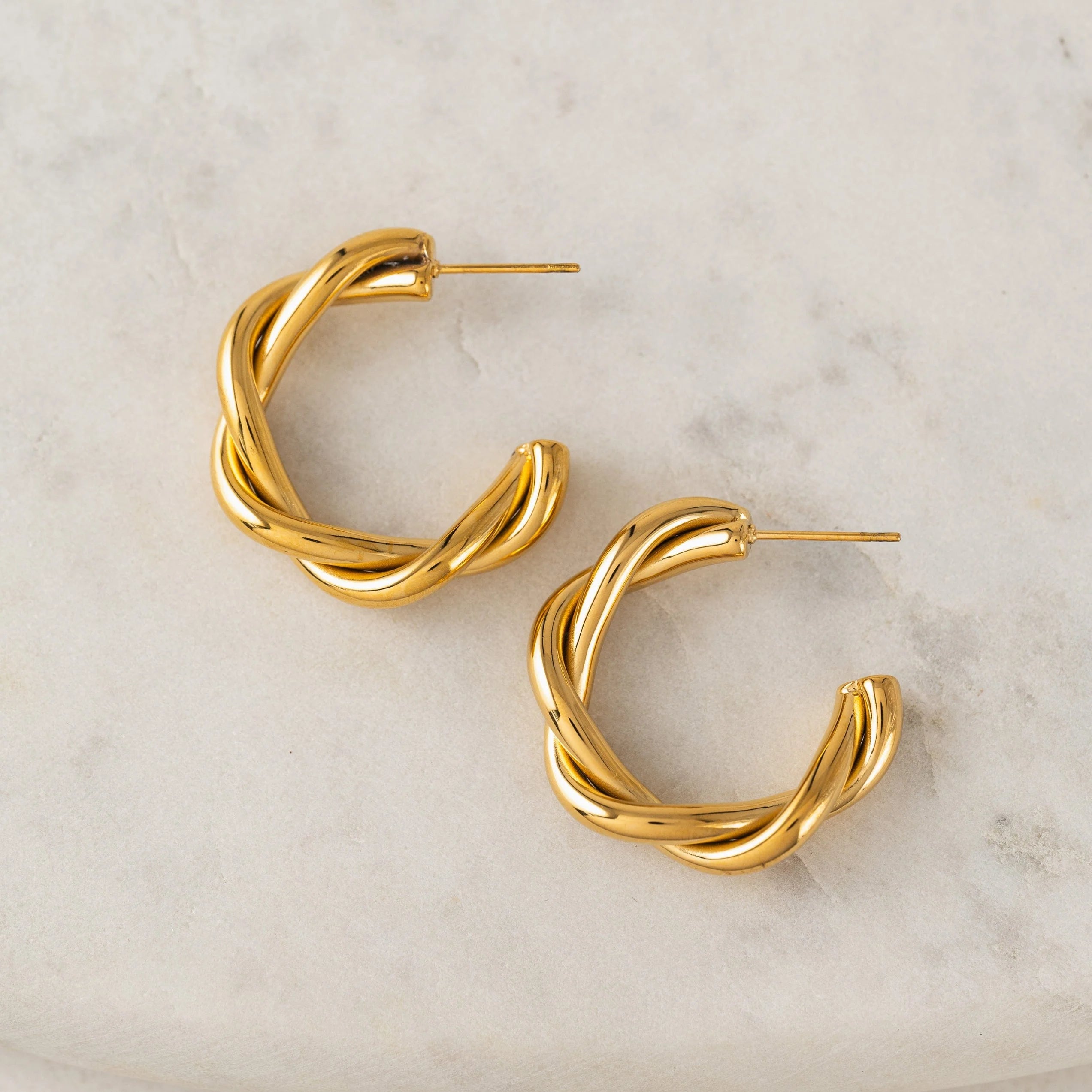 HOOP EARRINGS | GIGI-Jewellery-LOVER'S TEMPO-Coriander