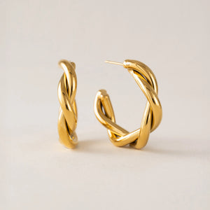 HOOP EARRINGS | GIGI-Jewellery-LOVER'S TEMPO-GOLD-Coriander