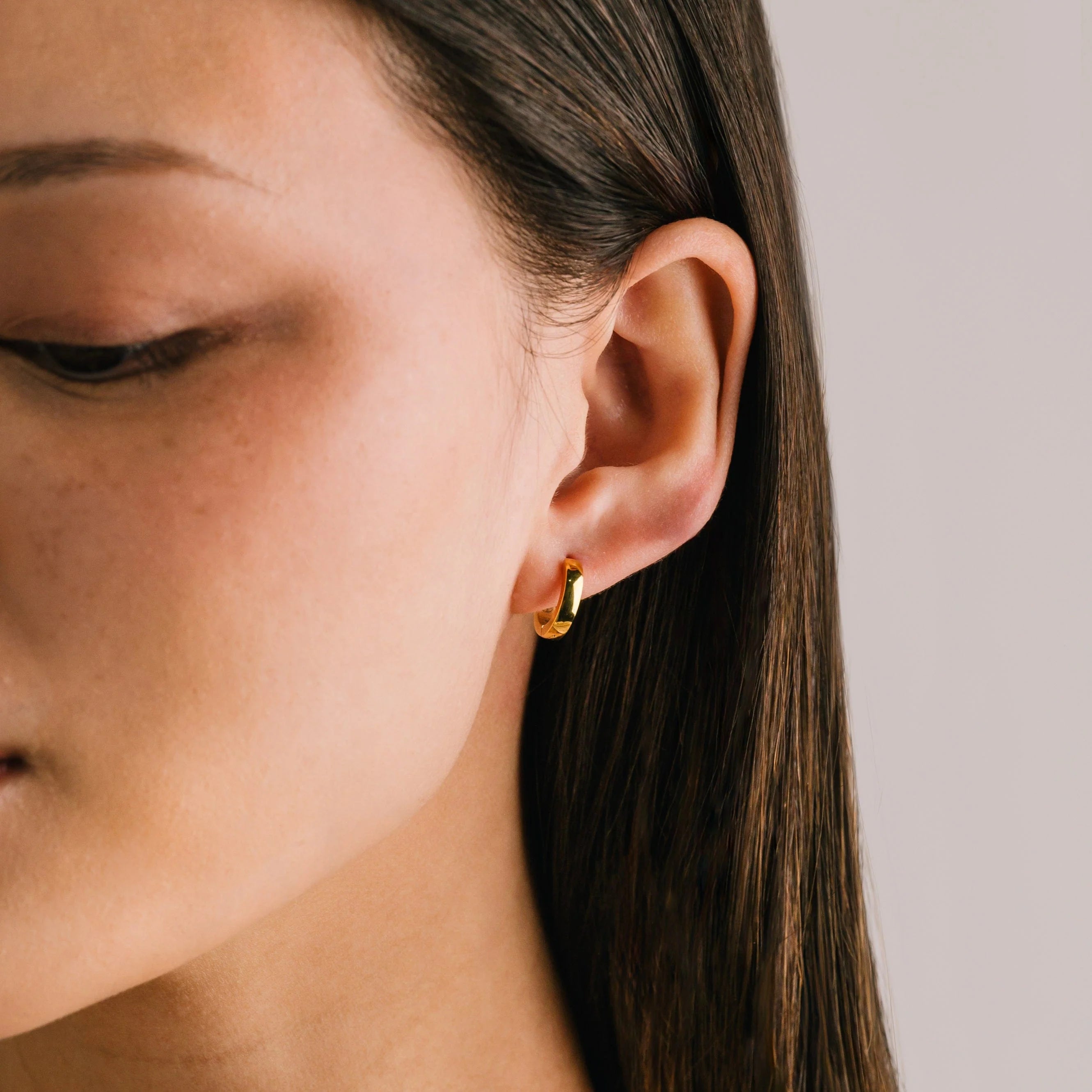 HOOP EARRINGS | MAYA-Jewellery-LOVER'S TEMPO-Coriander