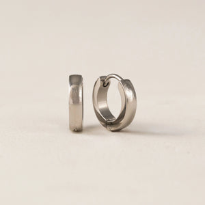 HOOP EARRINGS | MAYA-Jewellery-LOVER'S TEMPO-SILVER-Coriander