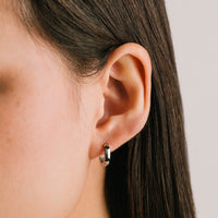 HOOP EARRINGS | MAYA-Jewellery-LOVER'S TEMPO-Coriander