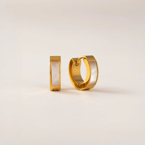 HOOP EARRINGS | TOFINO HUGGIE-Jewellery-LOVER'S TEMPO-Coriander