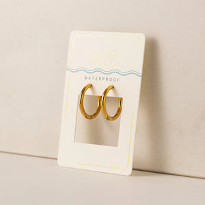 HOOP EARRINGS | TUBE 20MM-Jewellery-LOVER'S TEMPO-Coriander