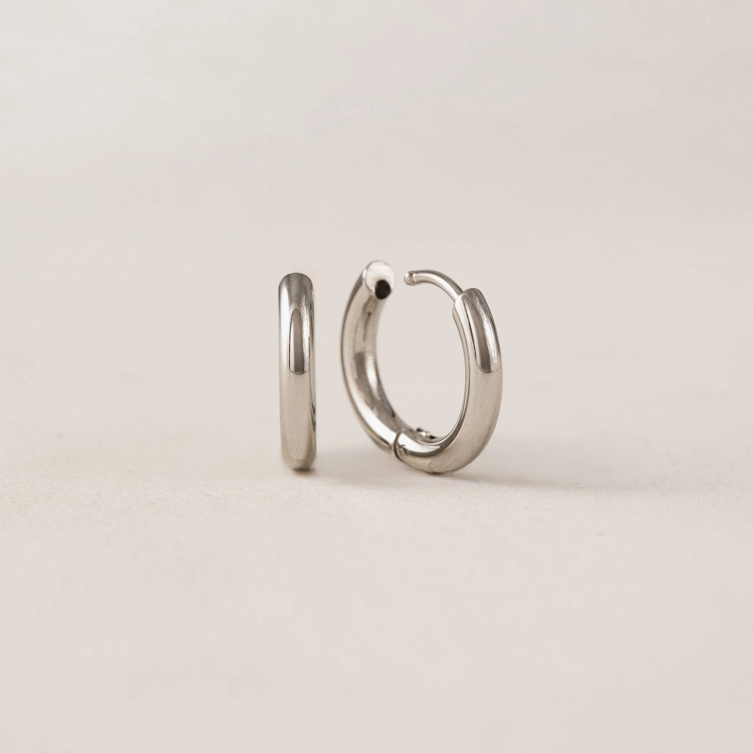 HOOP EARRINGS | TUBE-Jewellery-LOVER'S TEMPO-Coriander