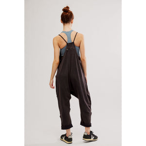 HOT SHOT ONESIE WASHED BLACK-Bottoms-FREE PEOPLE-Coriander