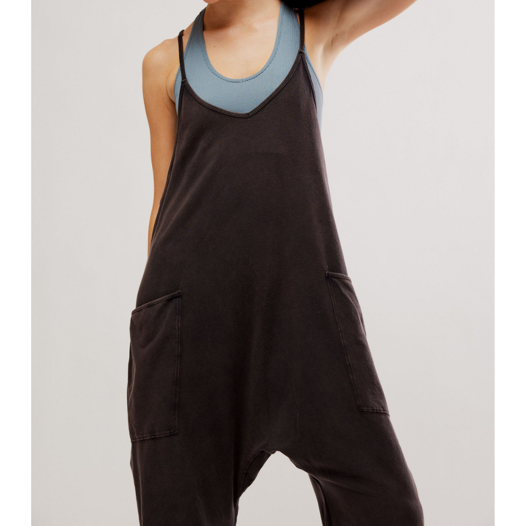 HOT SHOT ONESIE WASHED BLACK-Bottoms-FREE PEOPLE-XSMALL-WASHED BLACK-Coriander