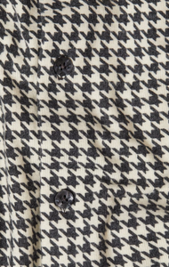 HOUNDSTOOTH LONG SLEEVE-Men's Shirt-STONE ROSE-MEDIUM-Beige-Coriander