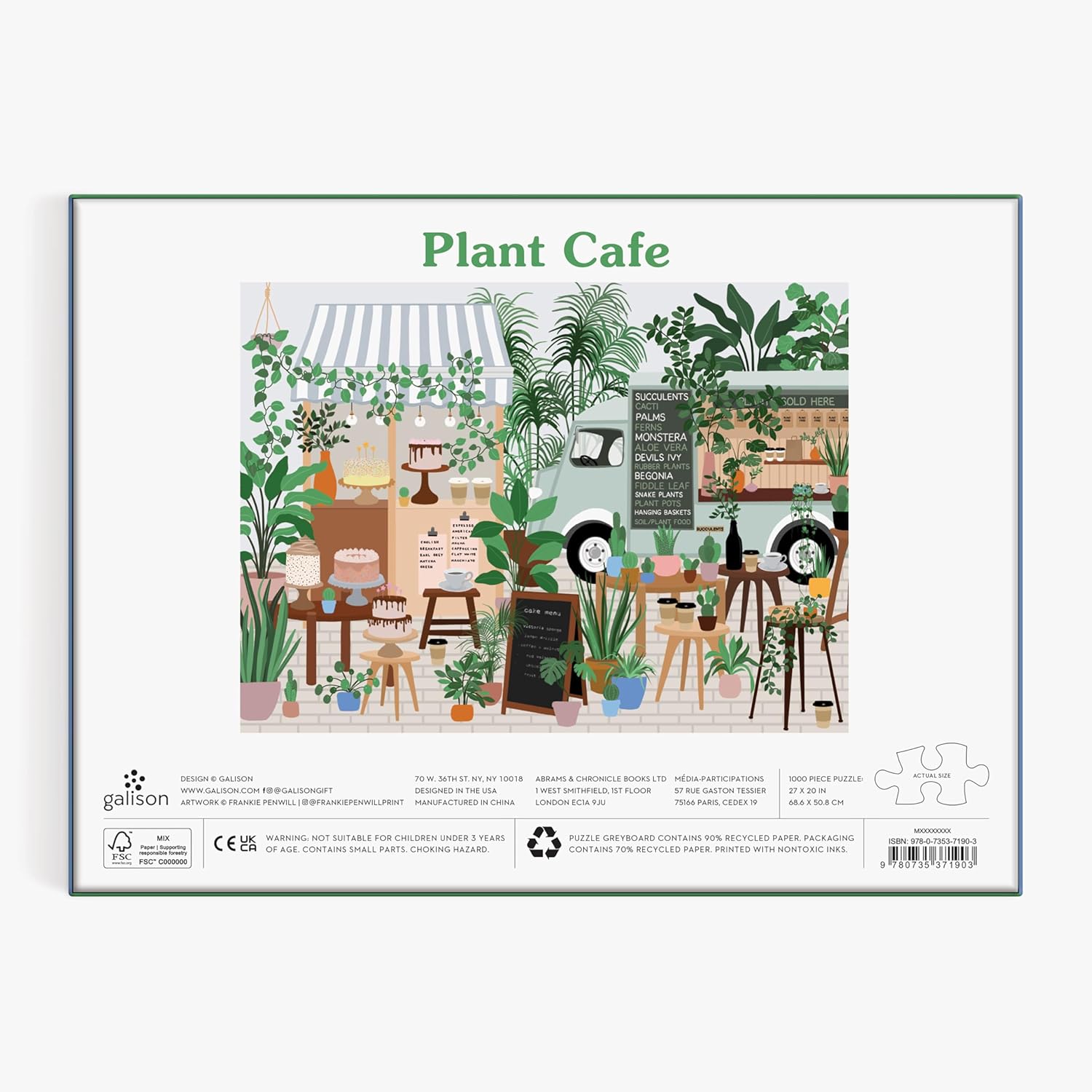 HOUSEPLANT JUNGLE 1 000 PIECE PUZZLE-Fun and Games-RAINCOAST-Coriander