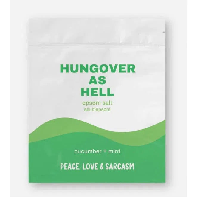 HUNGOVER AS HELL EPSOM SALT BATH SOAK-Self Care-PEACE, LOVE AND SARCASM-Coriander