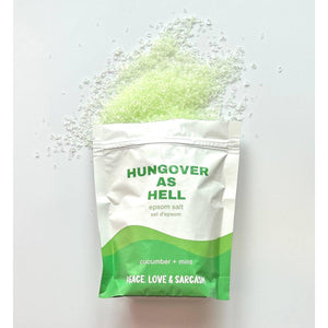 HUNGOVER AS HELL EPSOM SALT BATH SOAK-Self Care-PEACE, LOVE AND SARCASM-Coriander