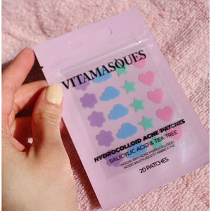 HYDROCOLLOID ACNE PATCHES | SALICYLIC & TEA TREE-Self Care-VITAMASQUES-Coriander