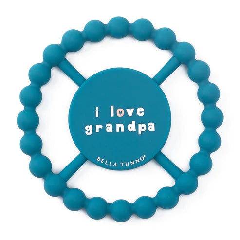 I LOVE GRANDPA TEETHER - OCEAN-Baby-BELLA TUNNO-Coriander