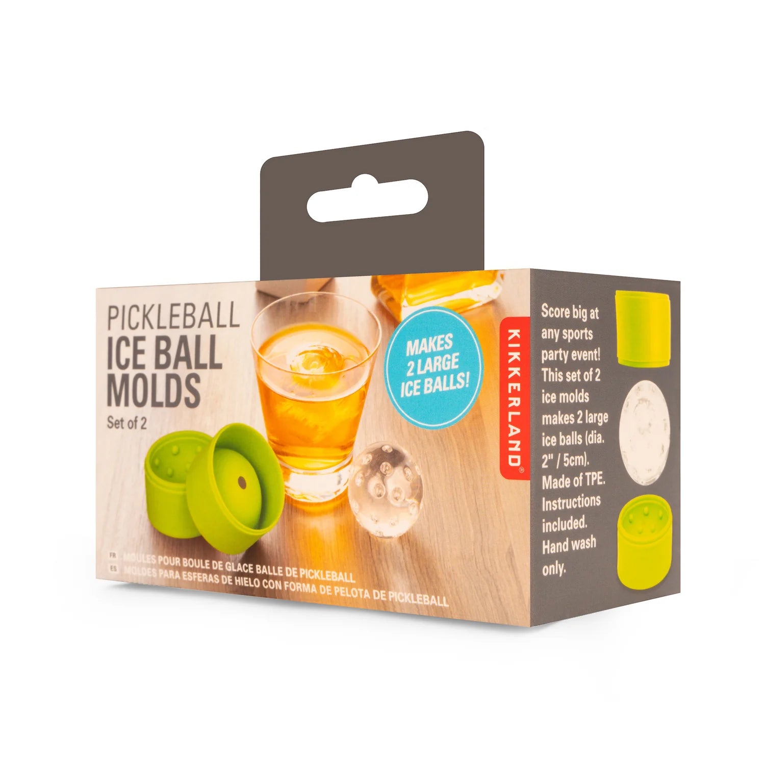 ICE MOLDS | PICKLEBALL-Drinkware-KIKKERLAND DESIGNS-Coriander