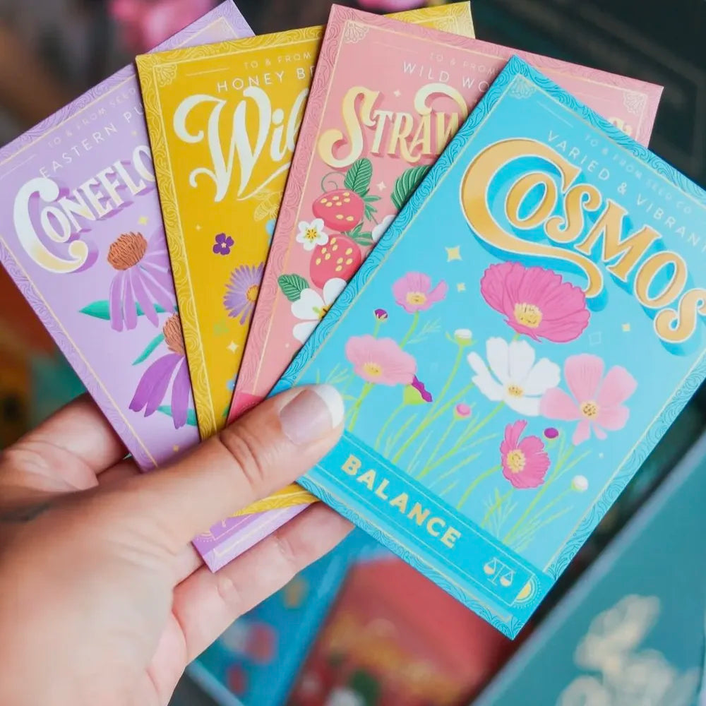SEED PACKET | BALANCE: COSMOS FLOWERS