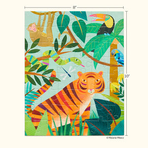 IN THE JUNGLE | 48 PIECE KIDS PUZZLE SNAX-Puzzle-WERKSHOPPE-Coriander