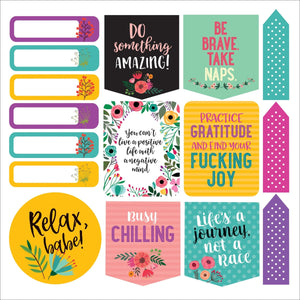 INNER F*CKING PEACE STICKER BOOK-Books & Stationery-PETER PAUPER PRESS-Coriander