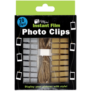 INSTANT FILM PHOTO CLIPS GOLD/SILVER-Home-PETER PAUPER PRESS-Coriander