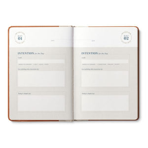 INTENTION EVERY DAY GUIDED JOURNAL-Books & Stationery-COMPENDIUM-Coriander