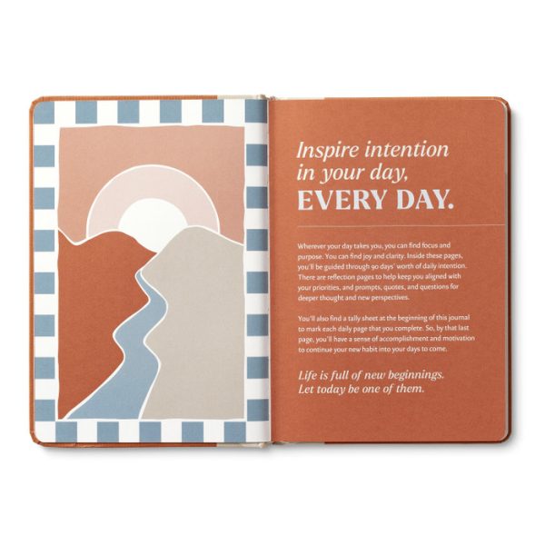 INTENTION EVERY DAY GUIDED JOURNAL-Books & Stationery-COMPENDIUM-Coriander