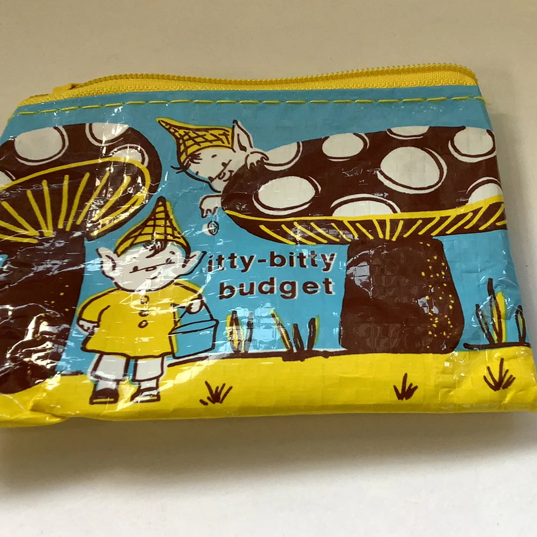 ITTY-BITTY BUDGET COIN PURSE-Bags & Wallets-BLUE Q-Coriander