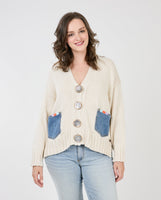 IZZY CARDIGAN-Jackets & Sweaters-SHANNON PASSERO-ONE-CREAM-Coriander