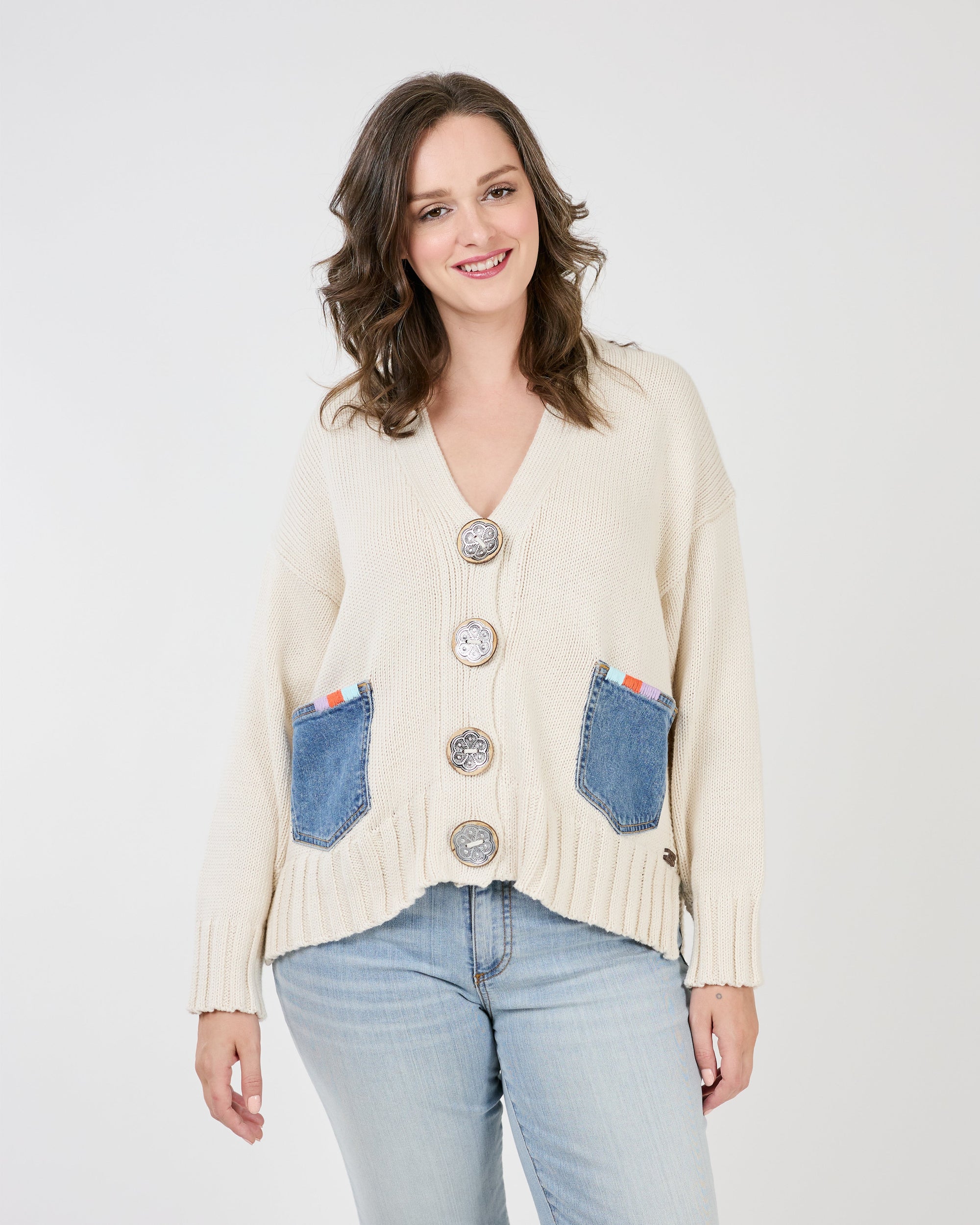 IZZY CARDIGAN-Jackets & Sweaters-SHANNON PASSERO-ONE-CREAM-Coriander