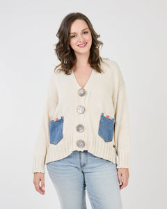 IZZY CARDIGAN-Jackets & Sweaters-SHANNON PASSERO-ONE-CREAM-Coriander