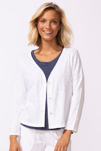 JACKET | EASY-Jackets & Sweaters-ESCAPE-XSMALL-WHITE-Coriander