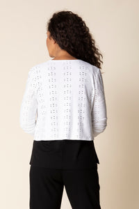 JACKET | EYELET BLOOMS-Jackets & Sweaters-HABITAT-Coriander