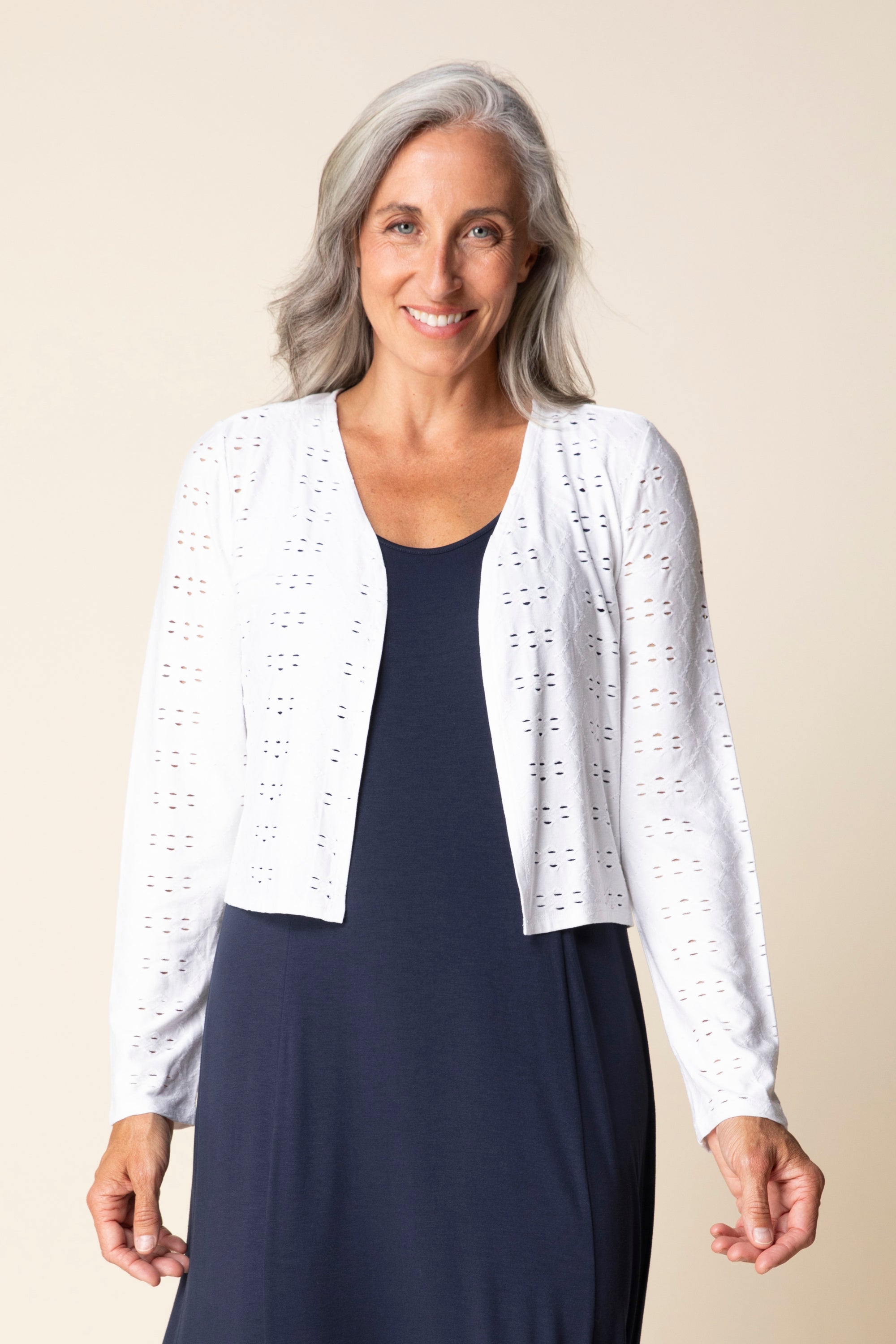 JACKET | EYELET BLOOMS-Jackets & Sweaters-HABITAT-SMALL-WHITE-Coriander