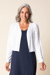 JACKET | EYELET BLOOMS-Jackets & Sweaters-HABITAT-SMALL-WHITE-Coriander