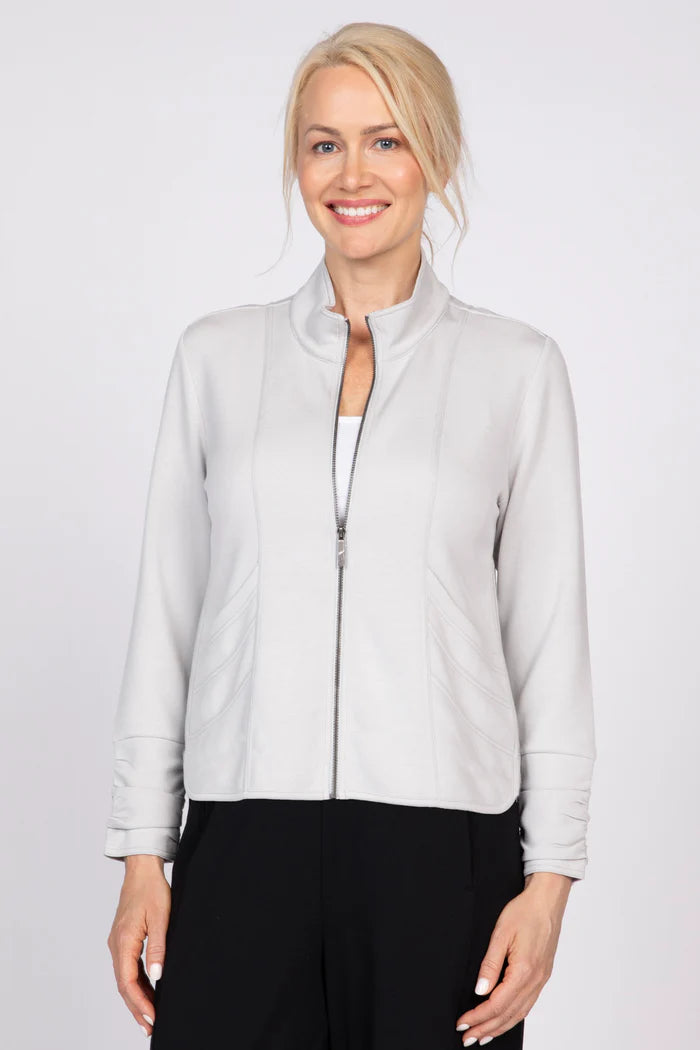 JACKET | FEATHER LUX KNIT TRAVEL-Jackets & Sweaters-OLIVIA-Coriander
