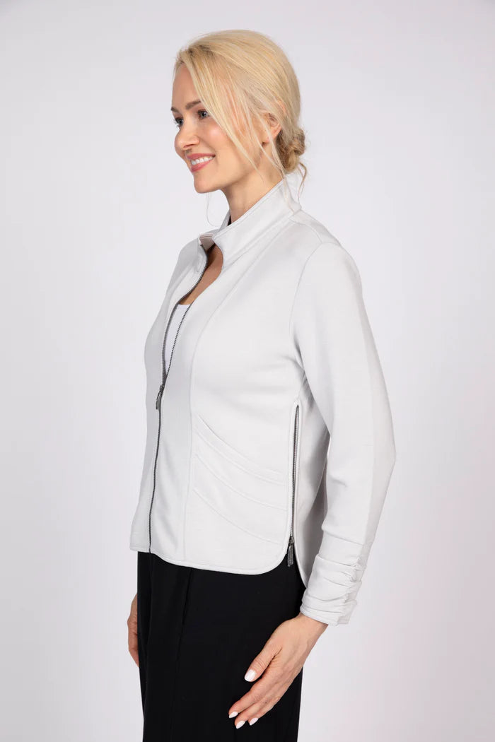 JACKET | FEATHER LUX KNIT TRAVEL-Jackets & Sweaters-OLIVIA-Coriander