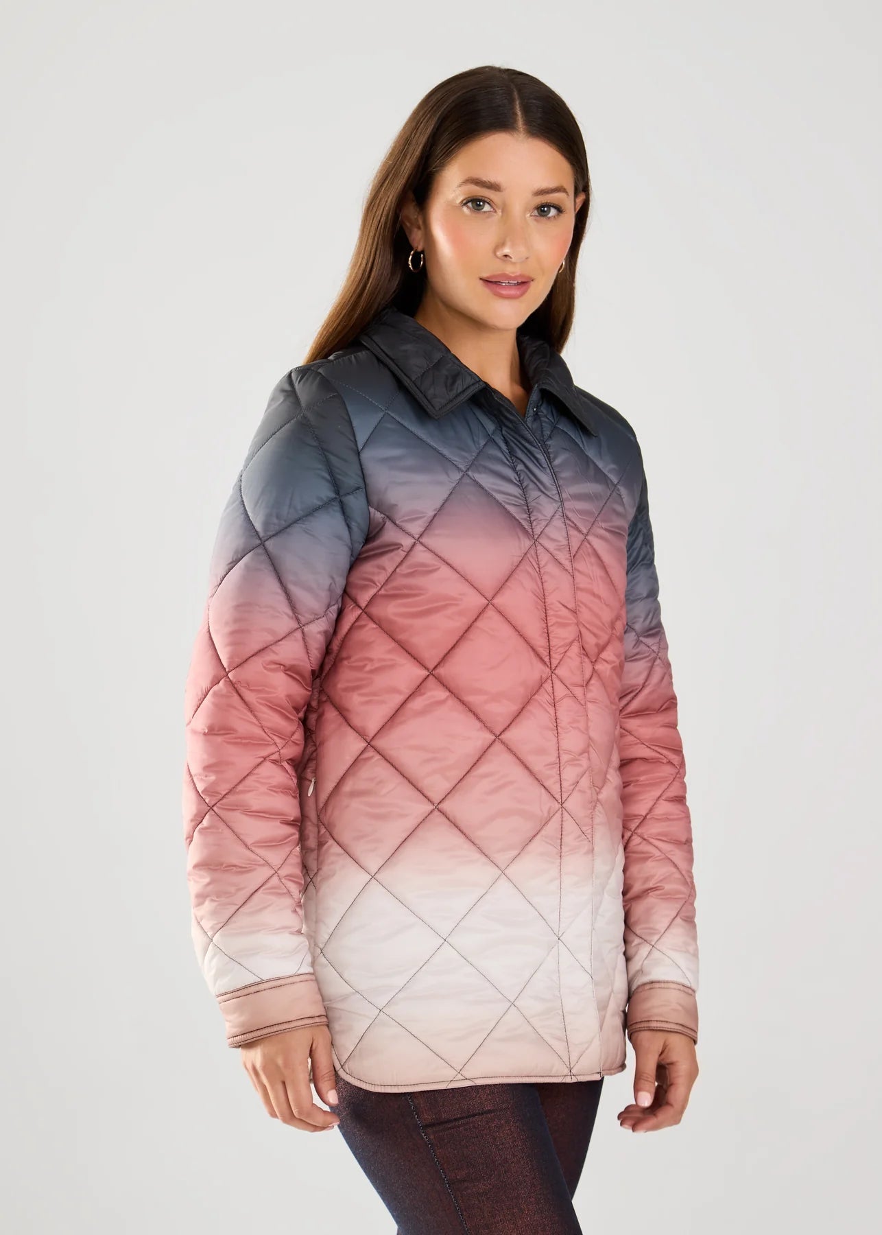 JACKET | QUILTED OMBRE-Jackets & Sweaters-FRENCH DRESSING JEANS-Coriander
