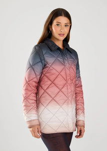 JACKET | QUILTED OMBRE-Jackets & Sweaters-FRENCH DRESSING JEANS-Coriander