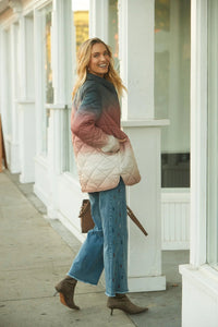 JACKET | QUILTED OMBRE-Jackets & Sweaters-FRENCH DRESSING JEANS-Coriander