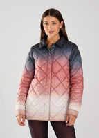 JACKET | QUILTED OMBRE-Jackets & Sweaters-FRENCH DRESSING JEANS-SMALL-OMBRE-Coriander