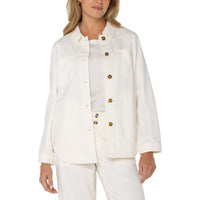 JACKET | SHIRT JACKET-Jackets & Sweaters-LIVERPOOL-SMALL-WHIPPED CREAM-Coriander