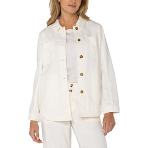 JACKET | SHIRT JACKET-Jackets & Sweaters-LIVERPOOL-SMALL-WHIPPED CREAM-Coriander