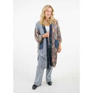 JANIS CARDIGAN-Cardigan-SHANNON PASSERO-ONE-BLUE PAISLEY MIX-Coriander